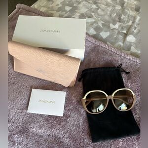 ZIMMERMANN 59mm Joliette Round Sunglasses